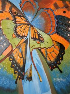 butterfly painting by MA Kinane